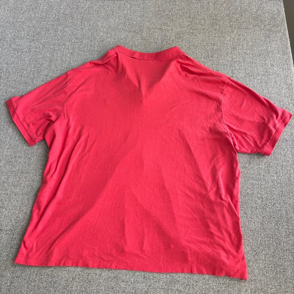 Polo Ralph Lauren Polo Shirt Mens 3XLT Classic Fit Red Short Sleeve Flesh Pony